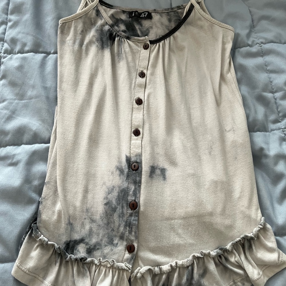 47 Street Grey Tank Top